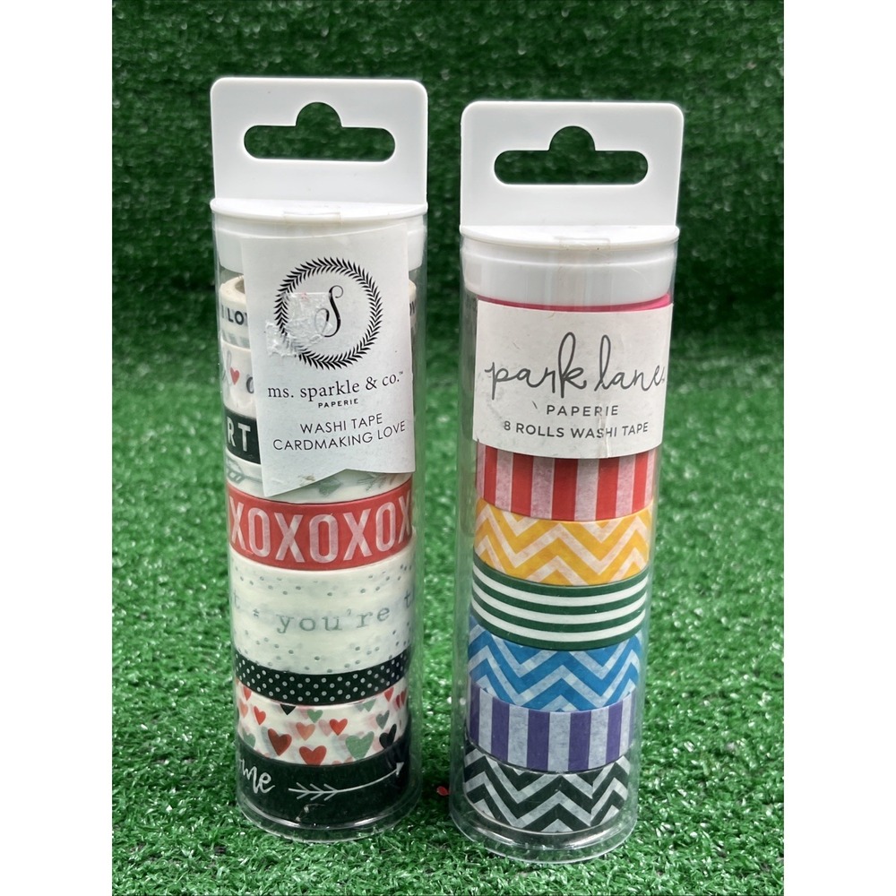 Park Lane Ms.‎ Sparkle & Co Lot Of 2 Containers Washi Tape 16 Rolls Total New